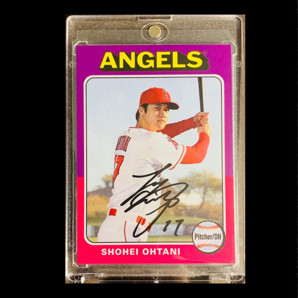 2019 Topps Shohei Ohtani w/ Facsimile Auto